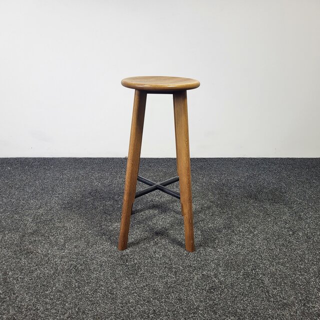 Houten Barkruk - 4 poots