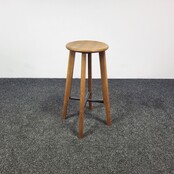 Houten Barkruk - 4 poots