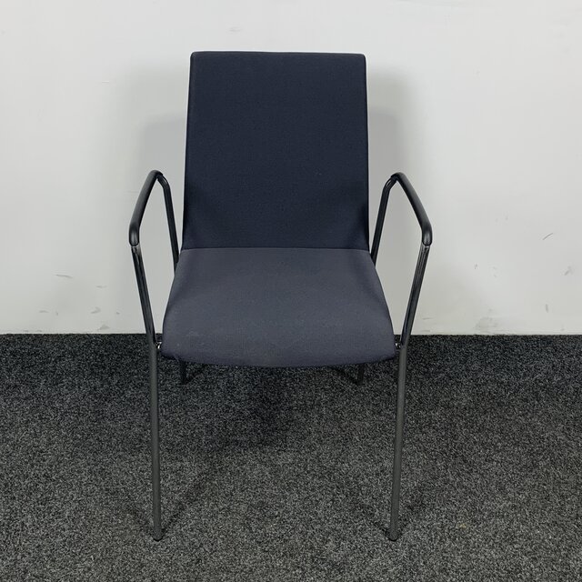 Wiesner Hager Stoel - Grijs/Blauwe Stof