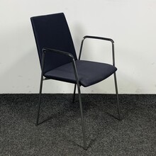 Wiesner Hager Stoel - Grijs/Blauwe Stof