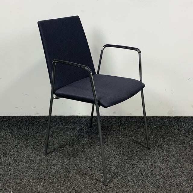 Wiesner Hager Stoel - Grijs/Blauwe Stof