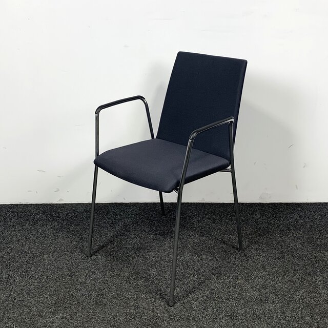 Wiesner Hager Stoel - Grijs/Blauwe Stof