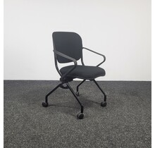 Comforto D6873 Inklapbare Vergaderstoel - Zwart