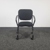 Comforto D6873 Inklapbare Vergaderstoel - Zwart