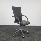 Directiestoel Ahrend 350 - Zwart Leder
