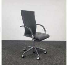 Directiestoel Ahrend 350 - Zwart Leder