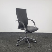 Directiestoel Ahrend 350 - Zwart Leder