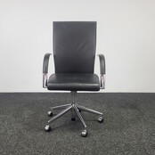 Directiestoel Ahrend 350 - Zwart Leder