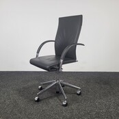 Directiestoel Ahrend 350 - Zwart Leder
