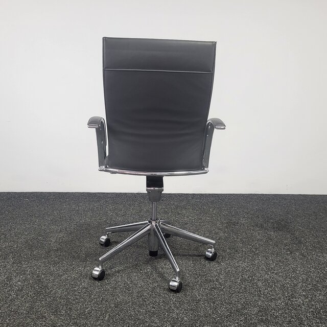 Directiestoel Ahrend 350 - Zwart Leder