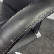 Directiestoel Ahrend 350 - Zwart Leder