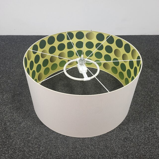 Hanglamp - Wit/Groen | Ø 80 cm