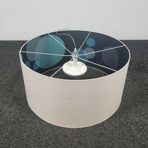 Hanglamp - Wit/Blauw | Ø 80 cm
