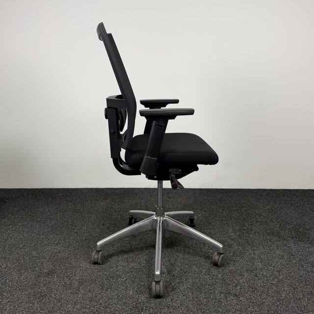 Gebruikte Sitlife Bureaustoel Polaris - Zwart