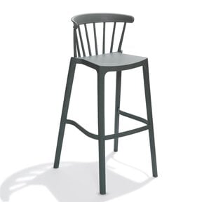 Vintage Barkruk Stilo - Olijfgroen