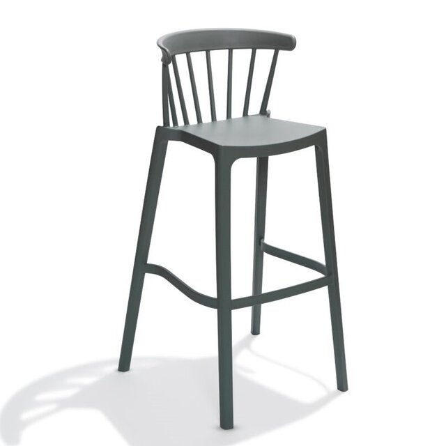 Vintage Barkruk Stilo - Olijfgroen