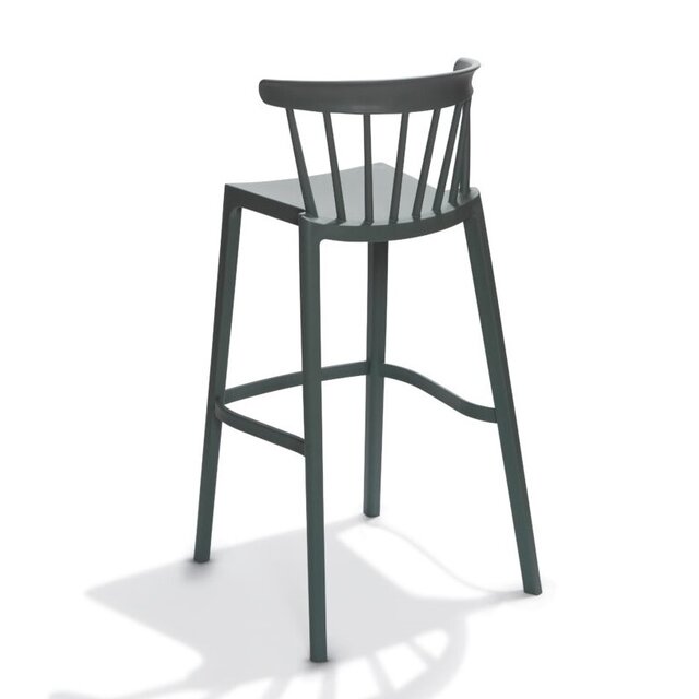 Vintage Barkruk Stilo - Olijfgroen