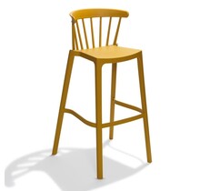 Vintage Barkruk Stilo - Okergeel
