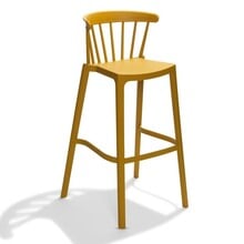 Vintage Barkruk Stilo - Okergeel