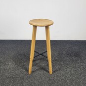 Houten Barkruk - 4 poots