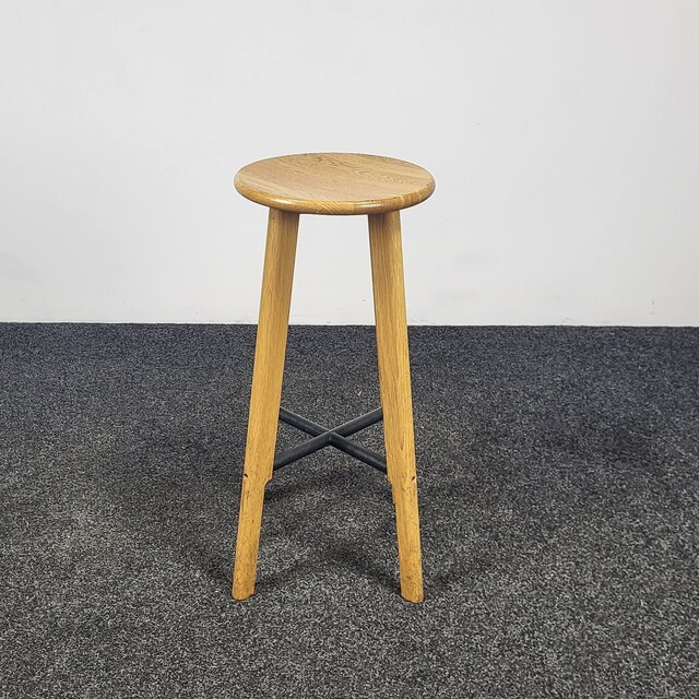 Houten Barkruk - 4 poots