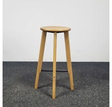 Houten Barkruk - 4 poots