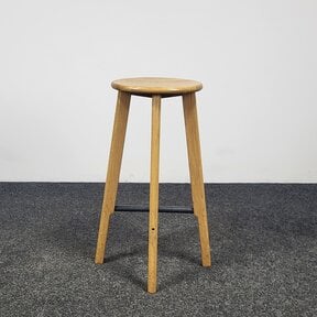 Houten Barkruk - 4 poots