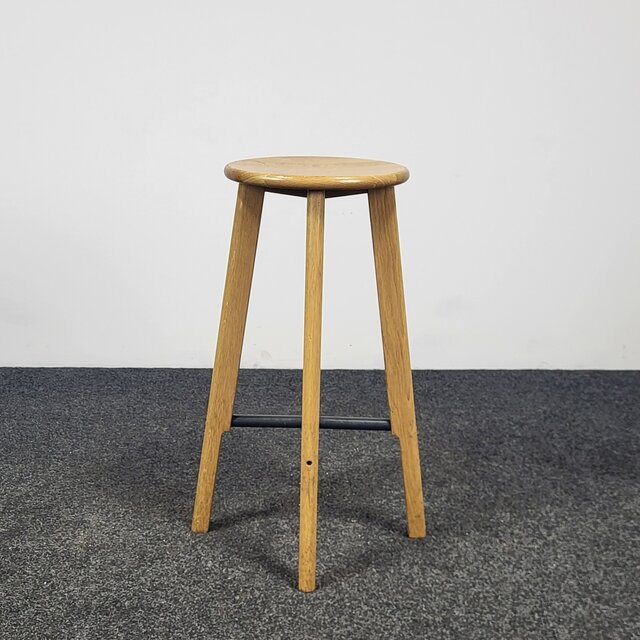 Houten Barkruk - 4 poots