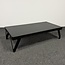 Lamers Kantoormeubelen  Metalen Salontafel - Zwart | 140 x 70 cm