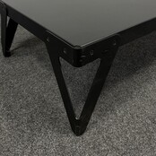 Metalen Salontafel - Zwart | 140 x 70 cm