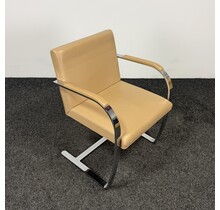 Knoll Brno Fauteuil - Beige Leder (A)