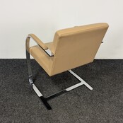 Knoll Brno Fauteuil - Beige Leder (A)