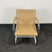 Knoll Brno Fauteuil - Beige Leder (B)