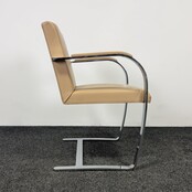 Knoll Brno Fauteuil - Beige Leder (B)