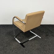 Knoll Brno Fauteuil - Beige Leder (B)