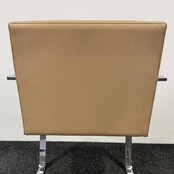 Knoll Brno Fauteuil - Beige Leder (B)