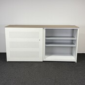 Akoestische Schuifdeurkast - Wit | 123 x 240 x 50 cm