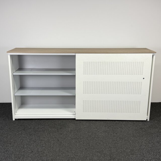 Akoestische Schuifdeurkast - Wit | 123 x 240 x 50 cm