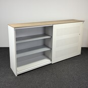 Akoestische Schuifdeurkast - Wit | 123 x 240 x 50 cm