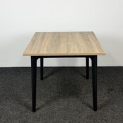 Refurbished Tafel - Zwart Onderstel | 80 x 80 cm