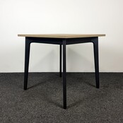Refurbished Tafel - Zwart Onderstel | 80 x 80 cm