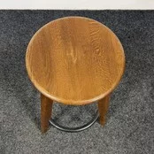 Donker Houten Barkruk | 3-Poot