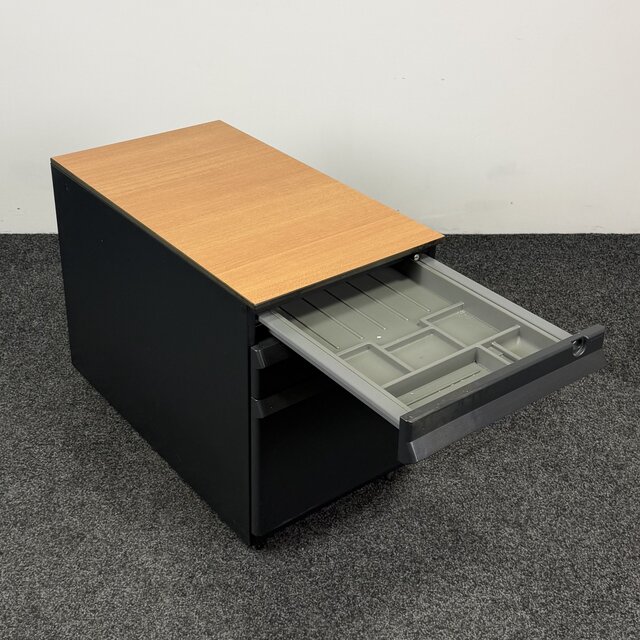 Ahrend Zwart Ladeblok - 3 Laden | 57 x 42 x 76 cm