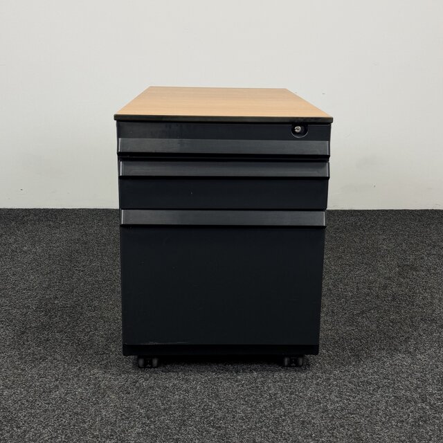 Ahrend Zwart Ladeblok - 3 Laden | 57 x 42 x 76 cm