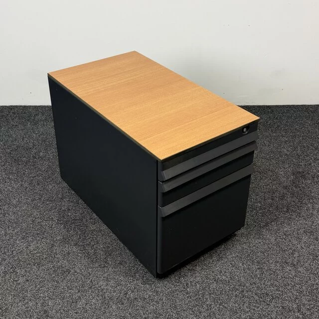 Ahrend Zwart Ladeblok - 3 Laden | 57 x 42 x 76 cm
