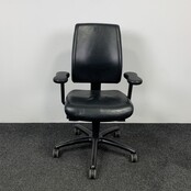 Bureaustoel Drisag | Zwart Kunstleer
