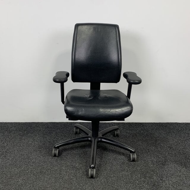 Bureaustoel Drisag | Zwart Kunstleer