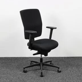 Dauphin TrendOffice Go On Bureaustoel - Zwart