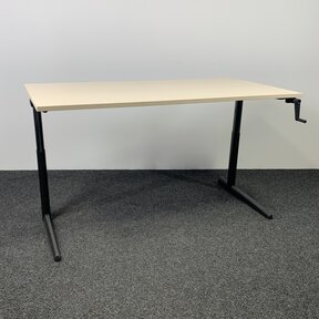 Ahrend 500 Slingerbureau - Zwart Onderstel | 160 x 80 cm