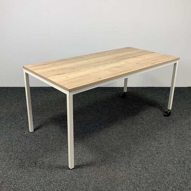 Refurbished Ahrend Verrijdbare Kantinetafel - 160x80 cm
